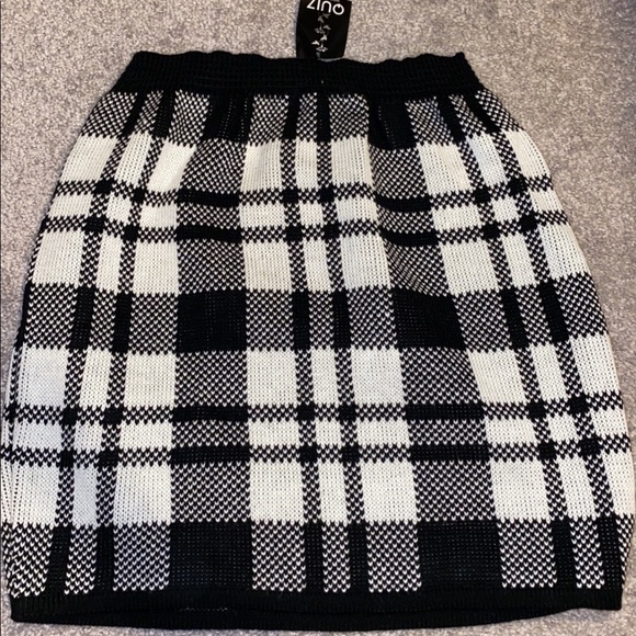 High waist sweater skirt - Picture 2 of 3